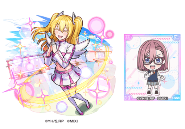 《2.5 次元的誘惑》×《怪物彈珠》合作登入印章獎勵