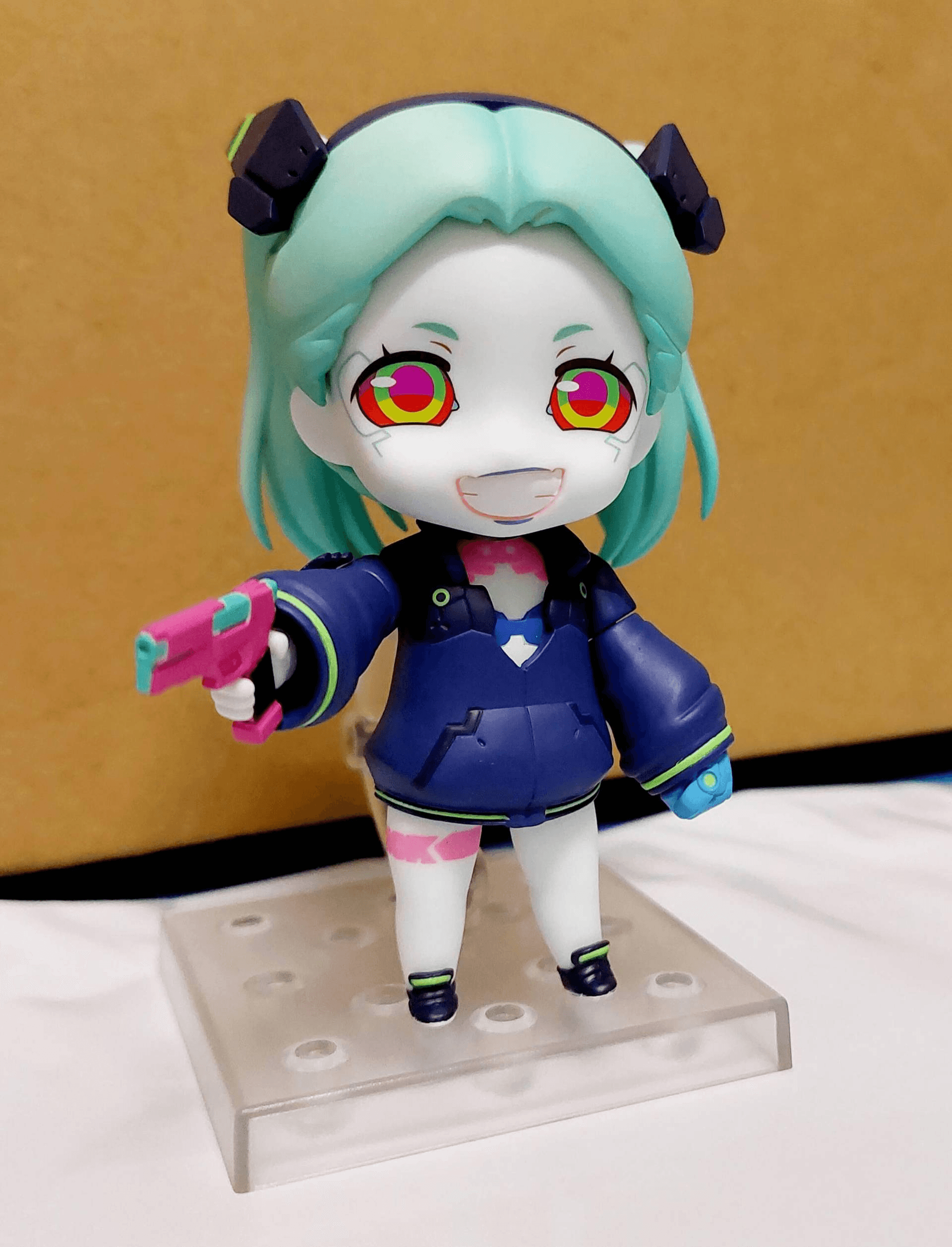 黏土人 蕾貝卡 擺拍