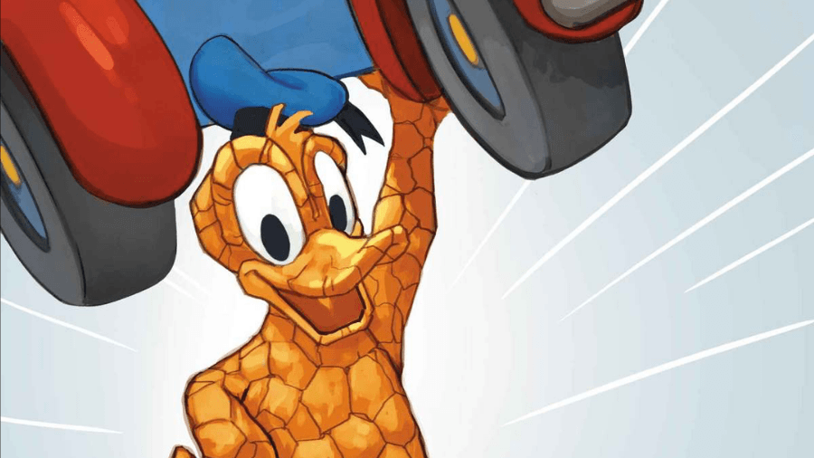 《Marvel & Disney:假如米奇與好友成為驚奇四超人》封面