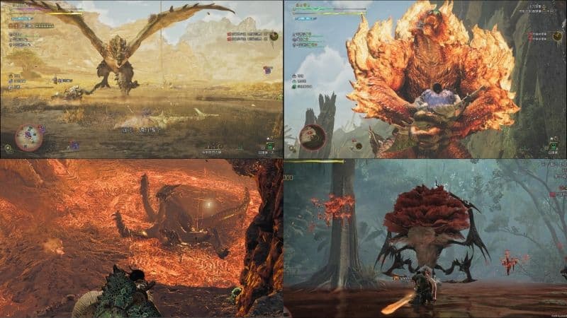 《魔物獵人 荒野》遊戲畫面