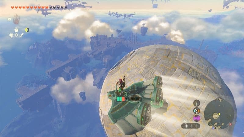 《薩爾達傳說 王國之淚》遊戲畫面