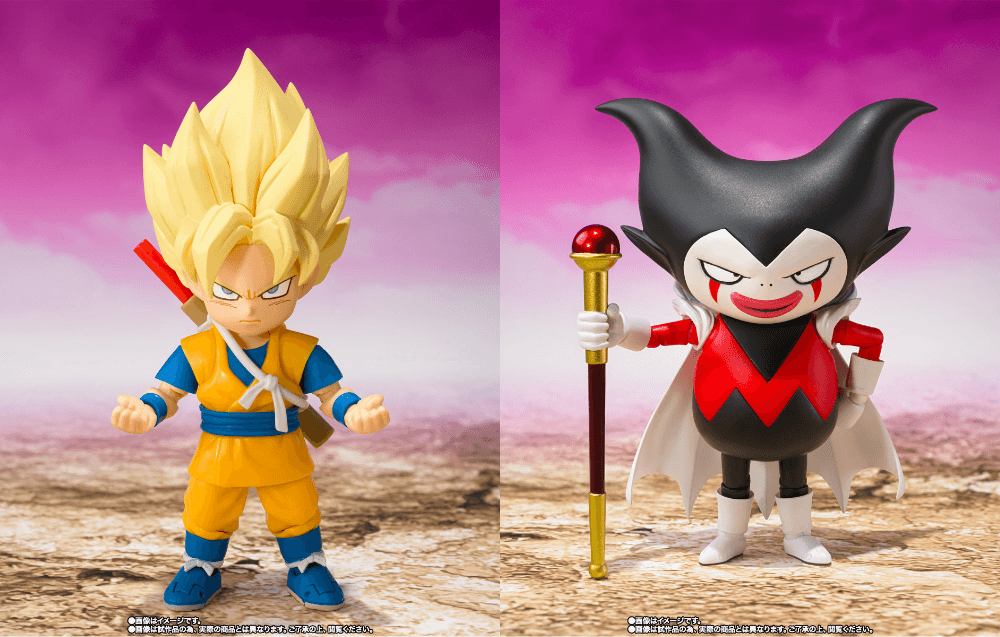 「S.H.Figuarts 超級賽亞人孫悟空(MINI)-DAIMA-」及「S.H.Figuarts 戈麻大王」