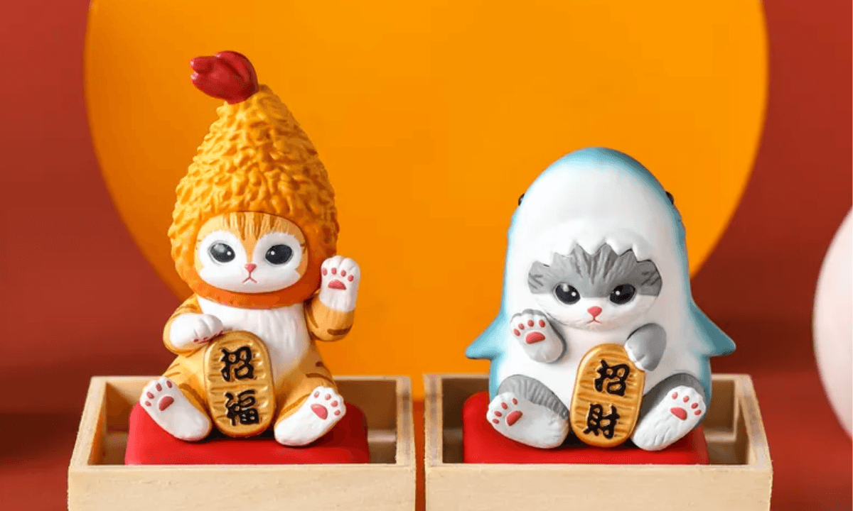 貓福珊迪 招財公仔 ( 鯊魚/炸蝦 )