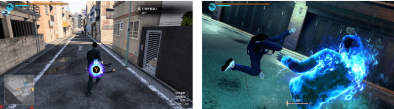 《人中之龍 7 外傳 英雄無名》遊戲畫面