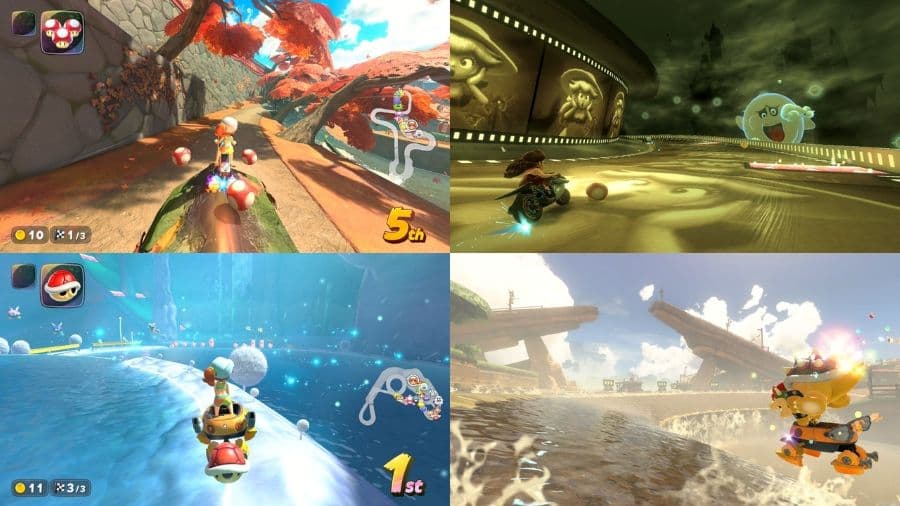 Switch 2《瑪利歐賽車世界》遊戲畫面擷取