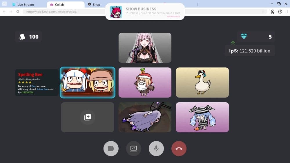 hololive 官方授權放置遊戲《Holoidle》