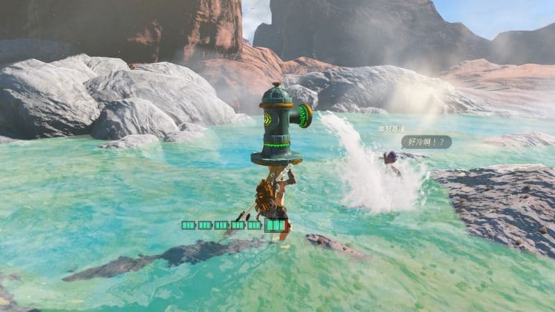 《薩爾達傳說 王國之淚》遊戲畫面