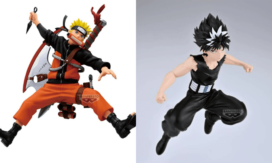 BP景品 火影忍者 VIBRATION STARS 漩渦鳴人、幽遊白書 MAXIMATIC 邪眼 飛影