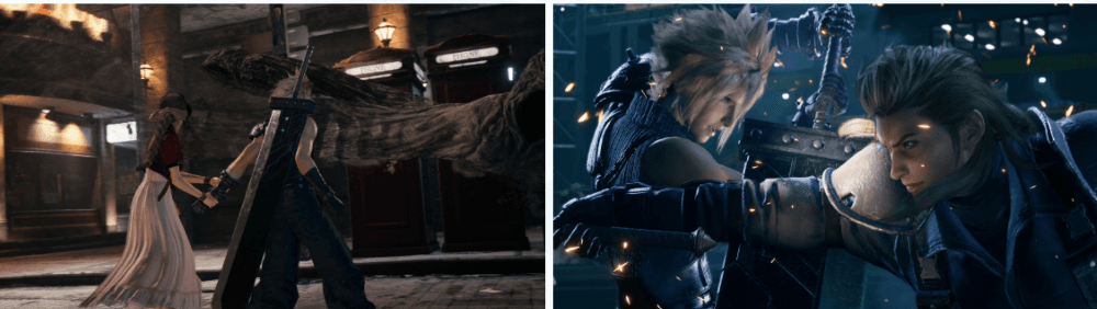 《Final Fantasy VII Remake》遊戲畫面