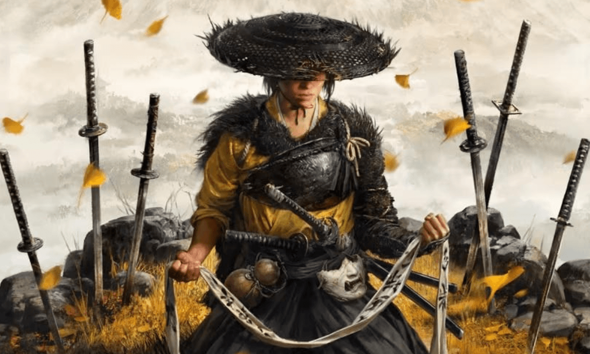 PS5 獨佔動作冒險新作《羊蹄山戰鬼》遊戲片包裝盒封面