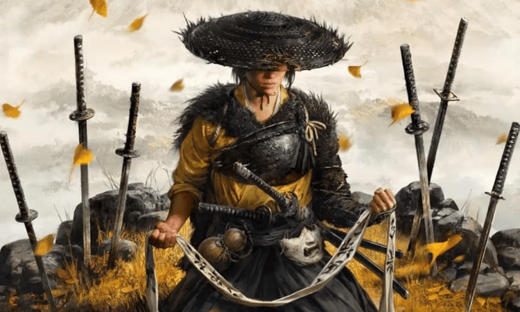 PS5 獨佔動作冒險新作《羊蹄山戰鬼》遊戲片包裝盒封面