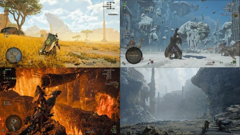 《魔物獵人 荒野》遊戲畫面