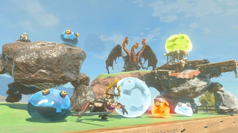 《薩爾達傳說 王國之淚》遊戲畫面