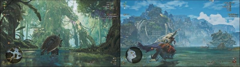 《魔物獵人 荒野》遊戲畫面