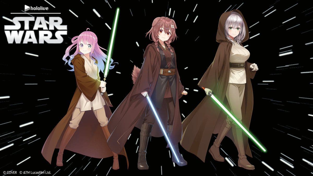 hololive 《星際大戰》聯名「#ホロライブスターウォーズ部(hololive 星際大戰部)」