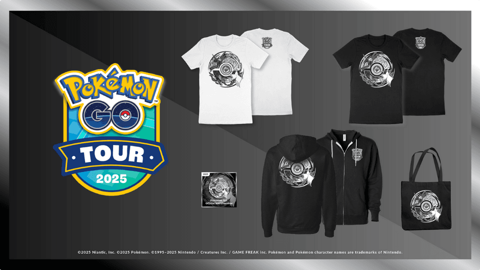 Pokémon GO Tour:合眾地區 限量版主題 T 恤