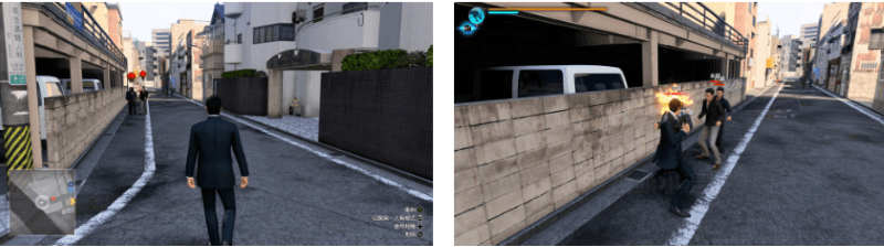 《人中之龍 7 外傳 英雄無名》遊戲畫面