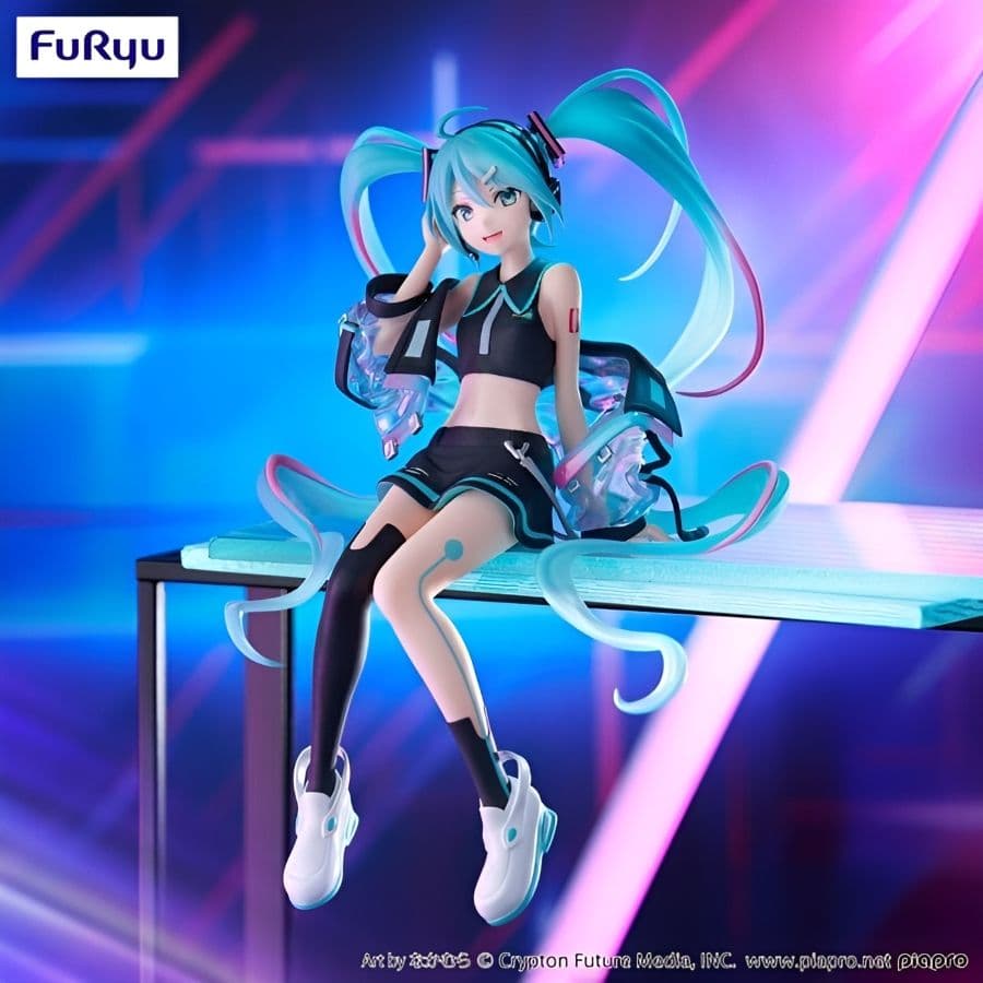 FuRyu 景品 初音未來 泡麵蓋 Neon Cyber