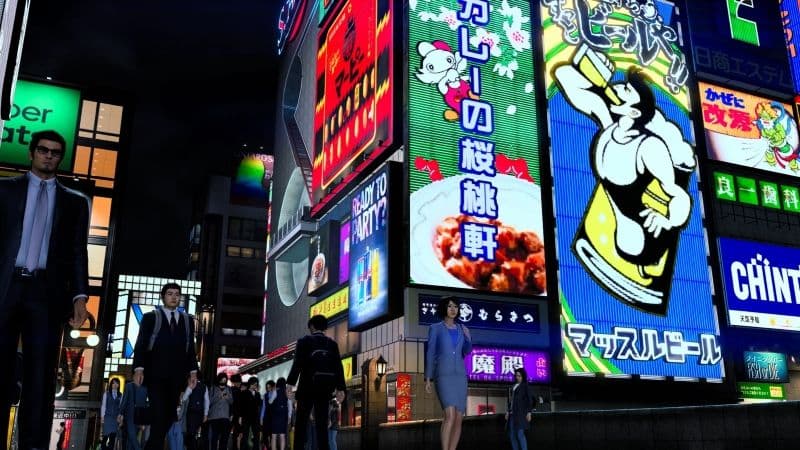 《人中之龍 7 外傳 英雄無名》遊戲畫面