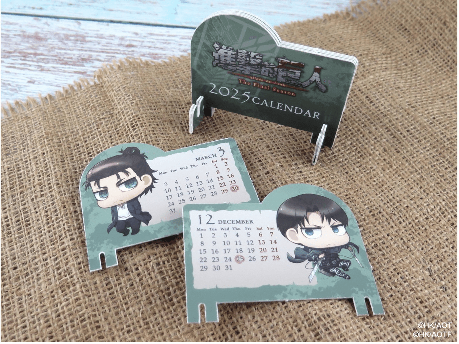 《進擊的巨人:Final Season》快閃店 Q 版角色年曆