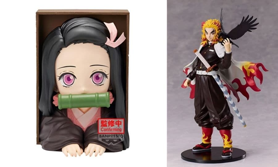 BP景品 鬼滅之刃 HYOKOFIG 竈門禰豆子 書櫃、Aniplex 鬼滅之刃 炎柱 煉獄杏壽郎