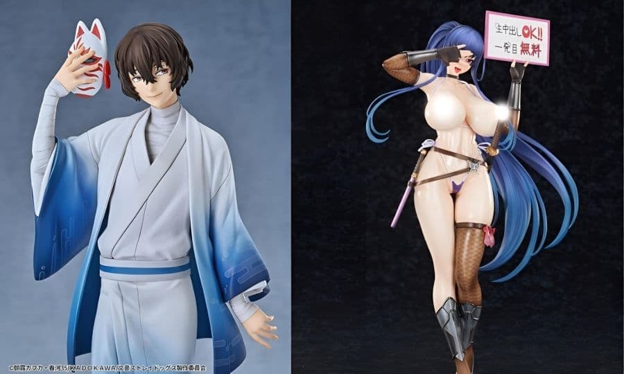 GSC 文豪Stray Dogs 太宰治 和服Ver. 1/7、PURE 對魔忍RPGX 秋山凜子 比基尼泳裝Ver.
