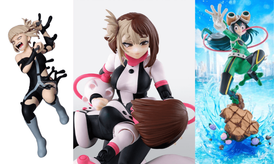 我的英雄學院 THE EVIL VILLANS DX 渡我被身子Ⅳ & S.H.Figuarts 麗日御茶子 & Spiritale 蛙吹梅雨