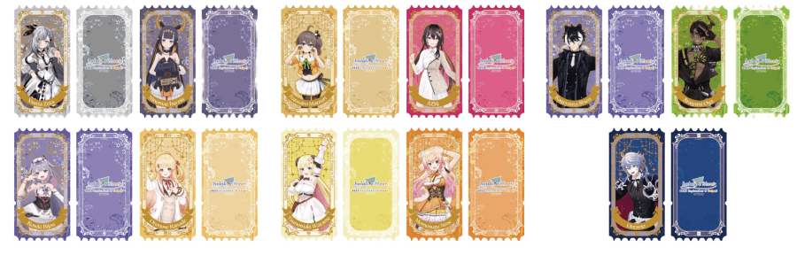 hololive Meet Art Exhibition 2025 ~ Ina's Voyage in Taipei ~燙金票卡