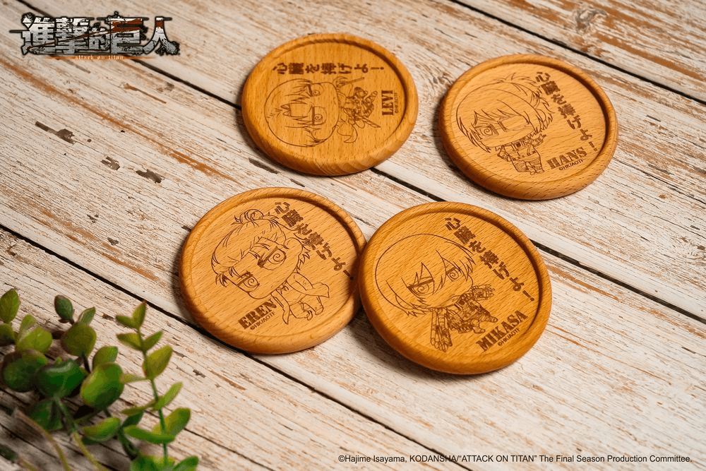 《進擊的巨人:Final Season》快閃店 木杯墊