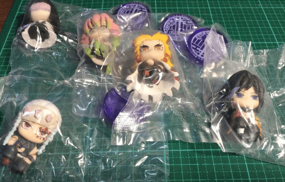 鬼滅之刃 扭蛋組 拆封狀態