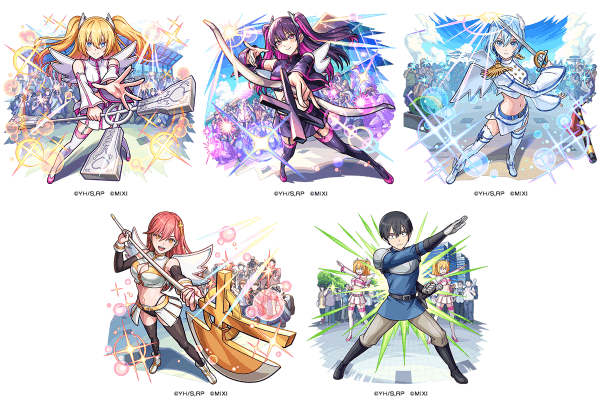 《2.5 次元的誘惑》×《怪物彈珠》合作轉蛋角色