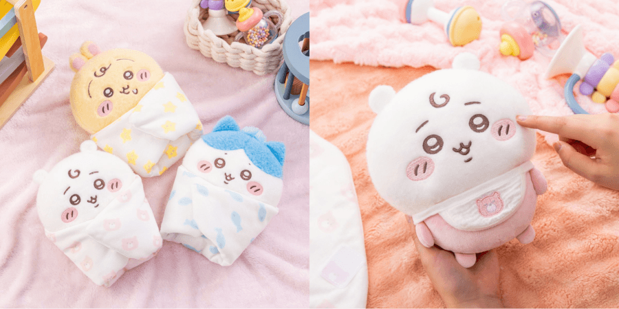 吉伊卡哇 Baby 嬰兒包巾大玩偶