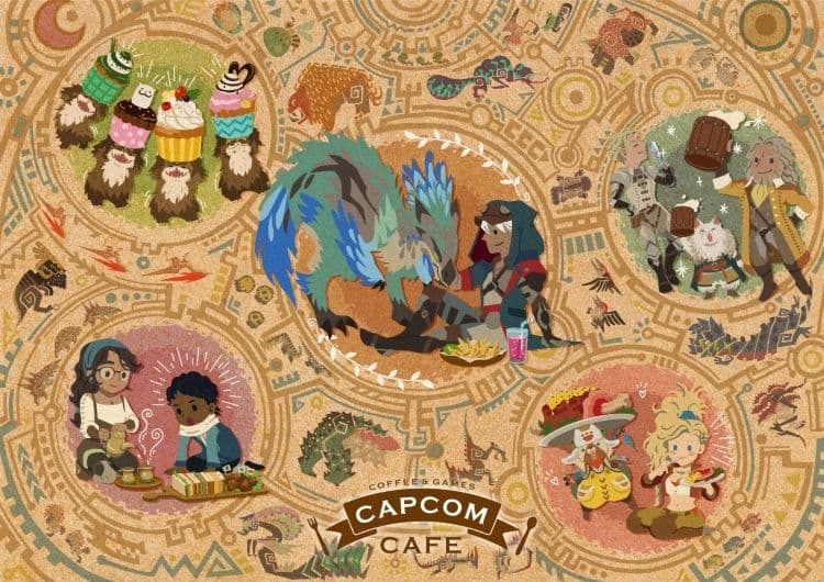CAPCOM CAFE x《魔物獵人 荒野》 視覺