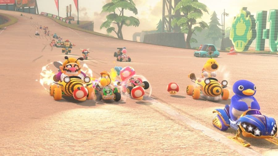 Switch 2《瑪利歐賽車世界》遊戲畫面擷取