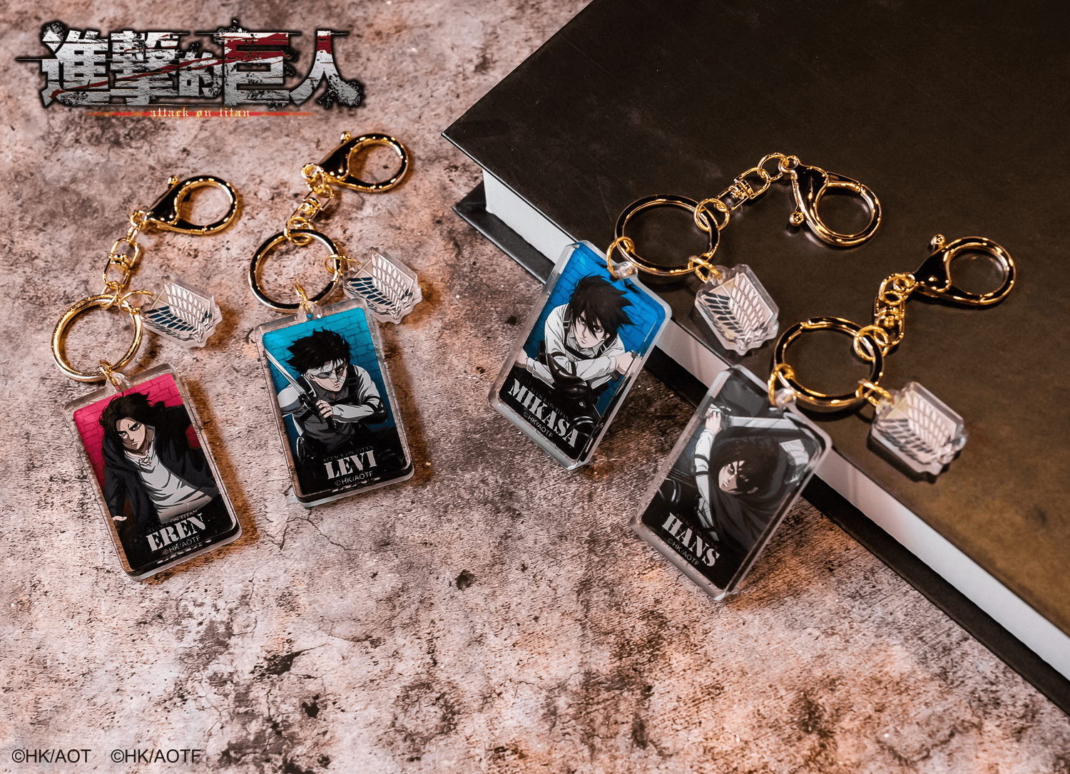 《進擊的巨人:Final Season》快閃店 流沙壓克力鑰匙圈