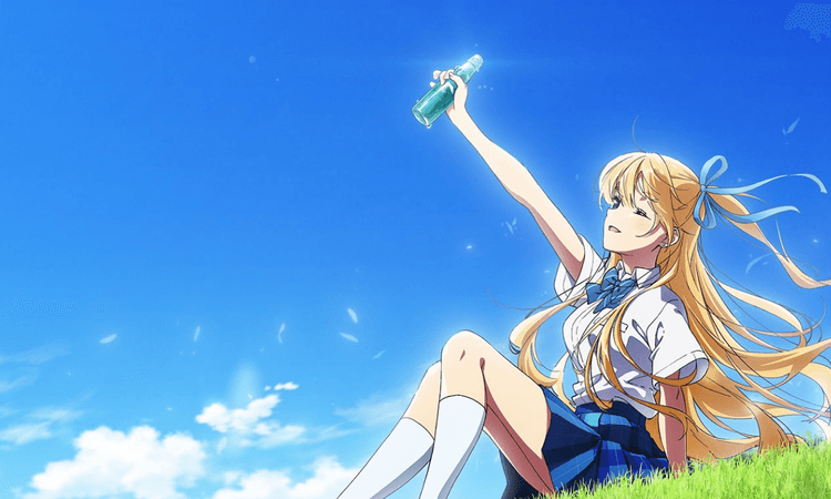 動畫《彈珠汽水瓶裡的千歲同學》視覺圖