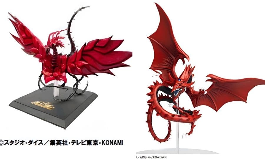 KONAMI景品 遊戲王Monsters LEGION 黑薔薇龍 黑玫瑰龍、歐西里斯的天空龍