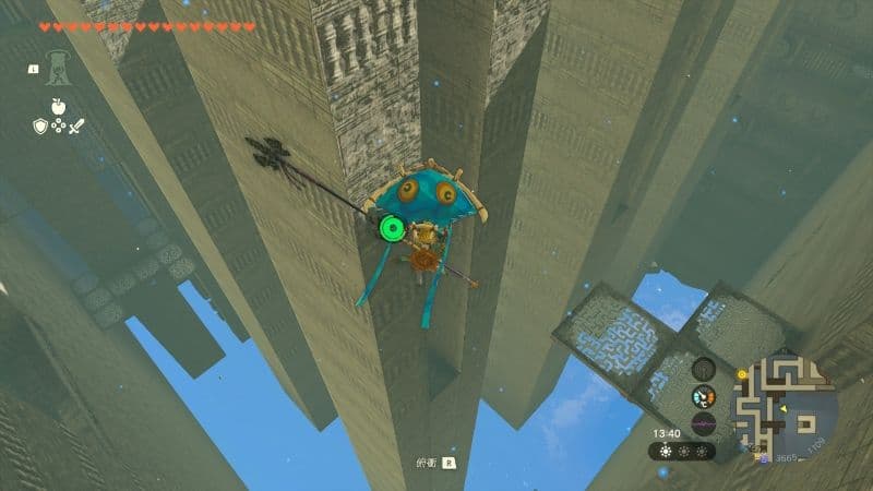 《薩爾達傳說 王國之淚》遊戲畫面