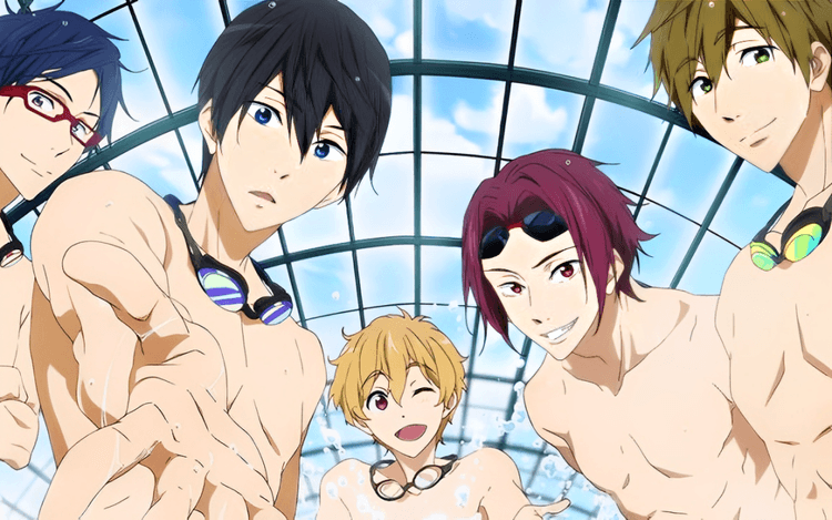 網友評選前十名運動番 free!男子游泳部