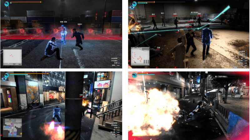 《人中之龍 7 外傳 英雄無名》遊戲畫面