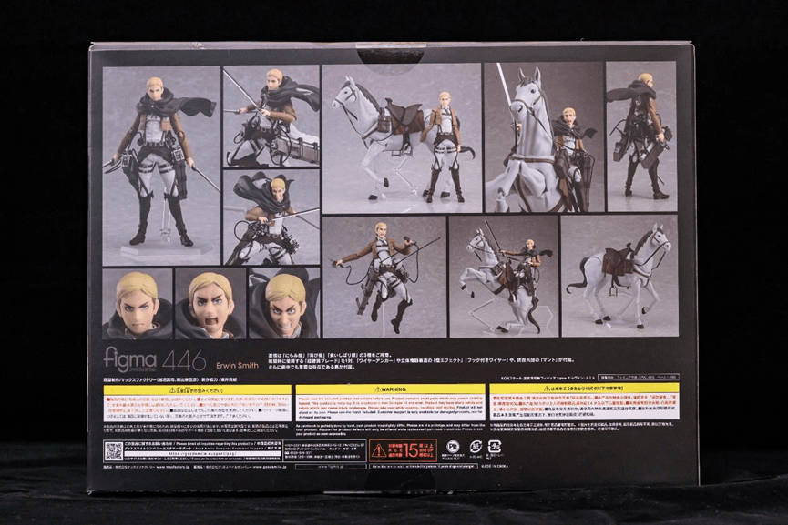 Max Factory figma 艾爾文‧史密斯 模型外盒背面