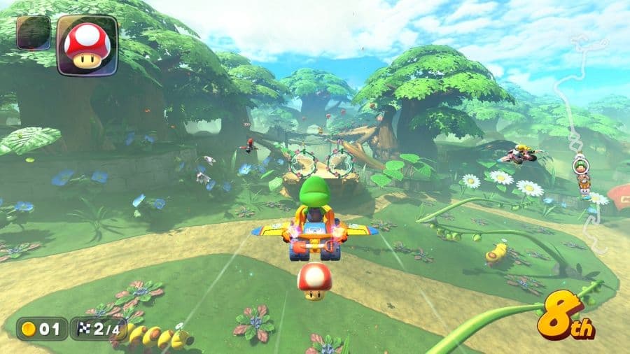 Switch 2《瑪利歐賽車世界》遊戲畫面擷取