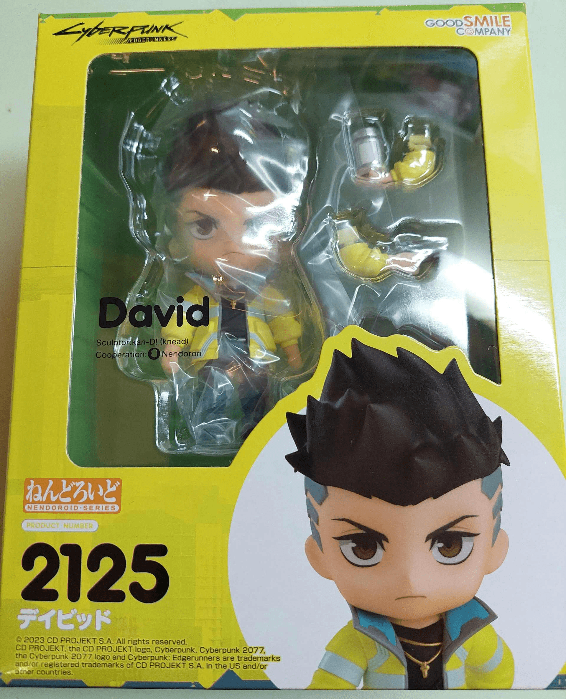 電馭叛客:邊緣行者 大衛 黏土人 外盒正面