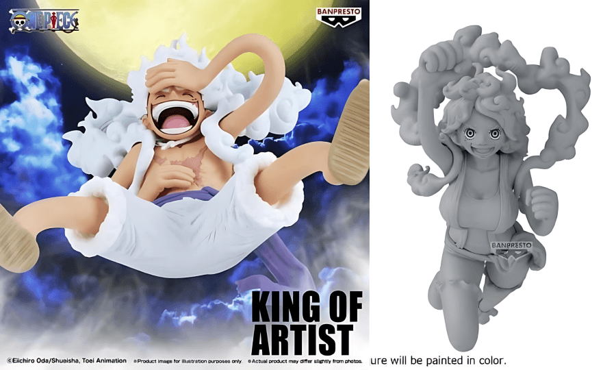 BP景品 航海王 KING OF ARTIST 藝術王者 魯夫 五檔 尼卡、珠寶波妮 尼卡