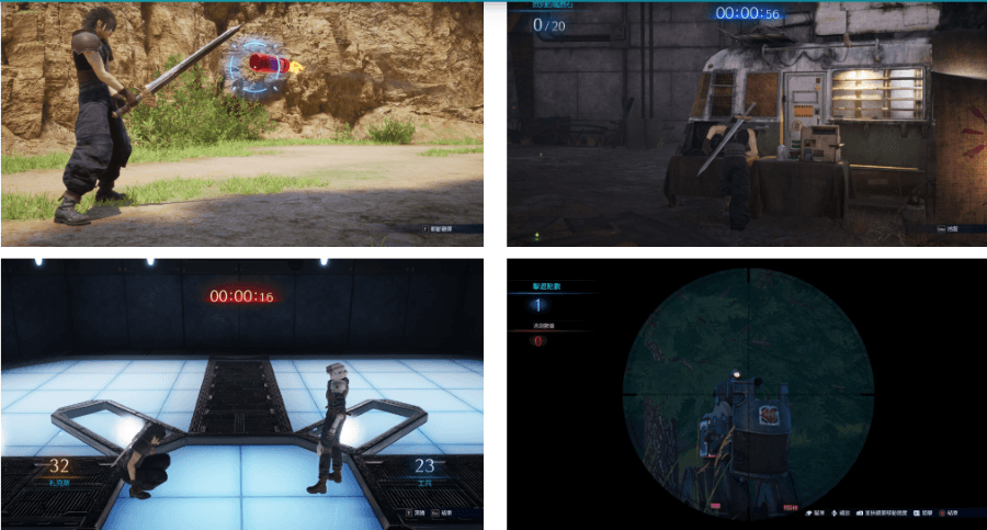 《Crisis Core FF7 Reunion》遊戲畫面