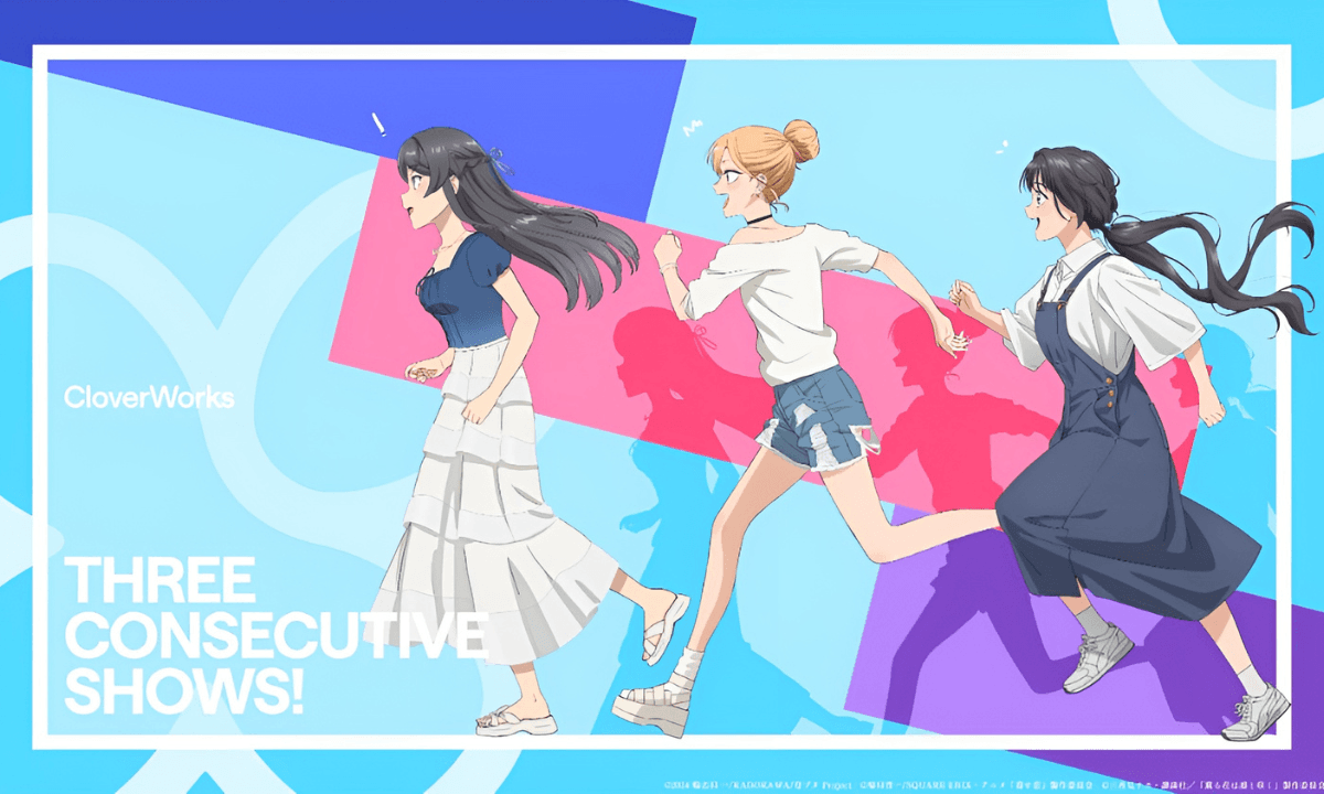 CloverWorks Nights 3《戀上換裝娃娃》×《青春豬頭少年》×《薰香花朵凛然綻放》視覺