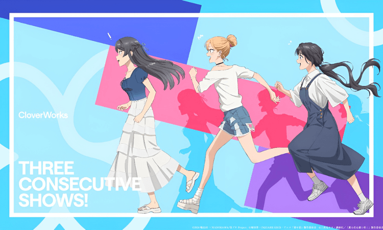 CloverWorks Nights 3《戀上換裝娃娃》×《青春豬頭少年》×《薰香花朵凛然綻放》視覺