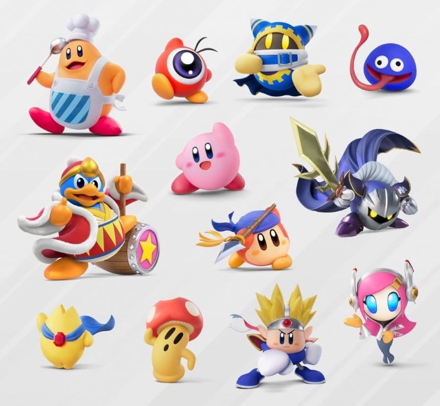 Switch 2 《卡比的馭天飛行者》可操控角色