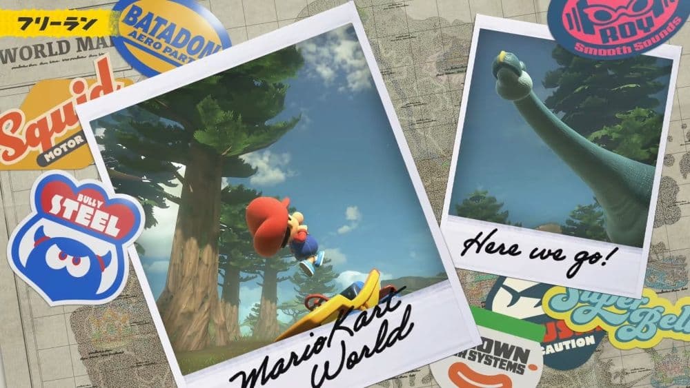 Mario Kart World 自由駕駛與攝影