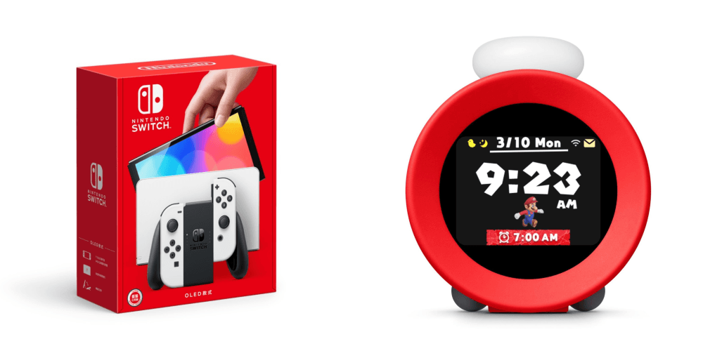 Nintendo Switch 主機、任天堂音響鬧鐘 Alarmo